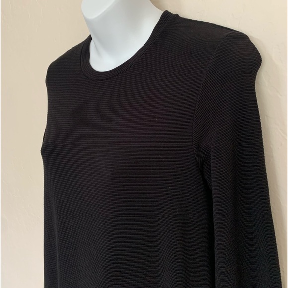 COS Black Long Sleeve Thumbholes Maxi Dress Sz S - Picture 3 of 8